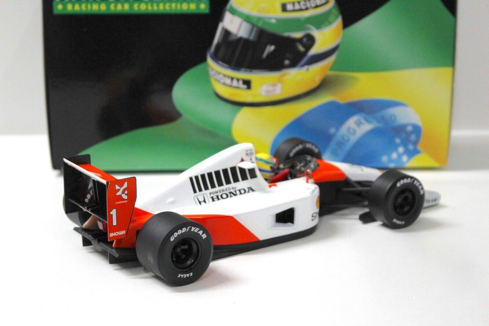 1:18 Minichamps McLaren Honda MP4/6 Senna World Champ