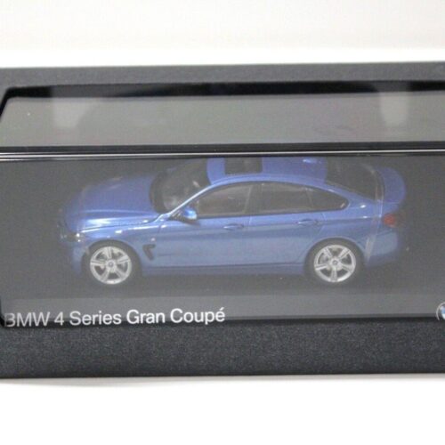 1:43 Kyosho BMW 4er 4 Series Gran Coupe blue DEALER VERSION