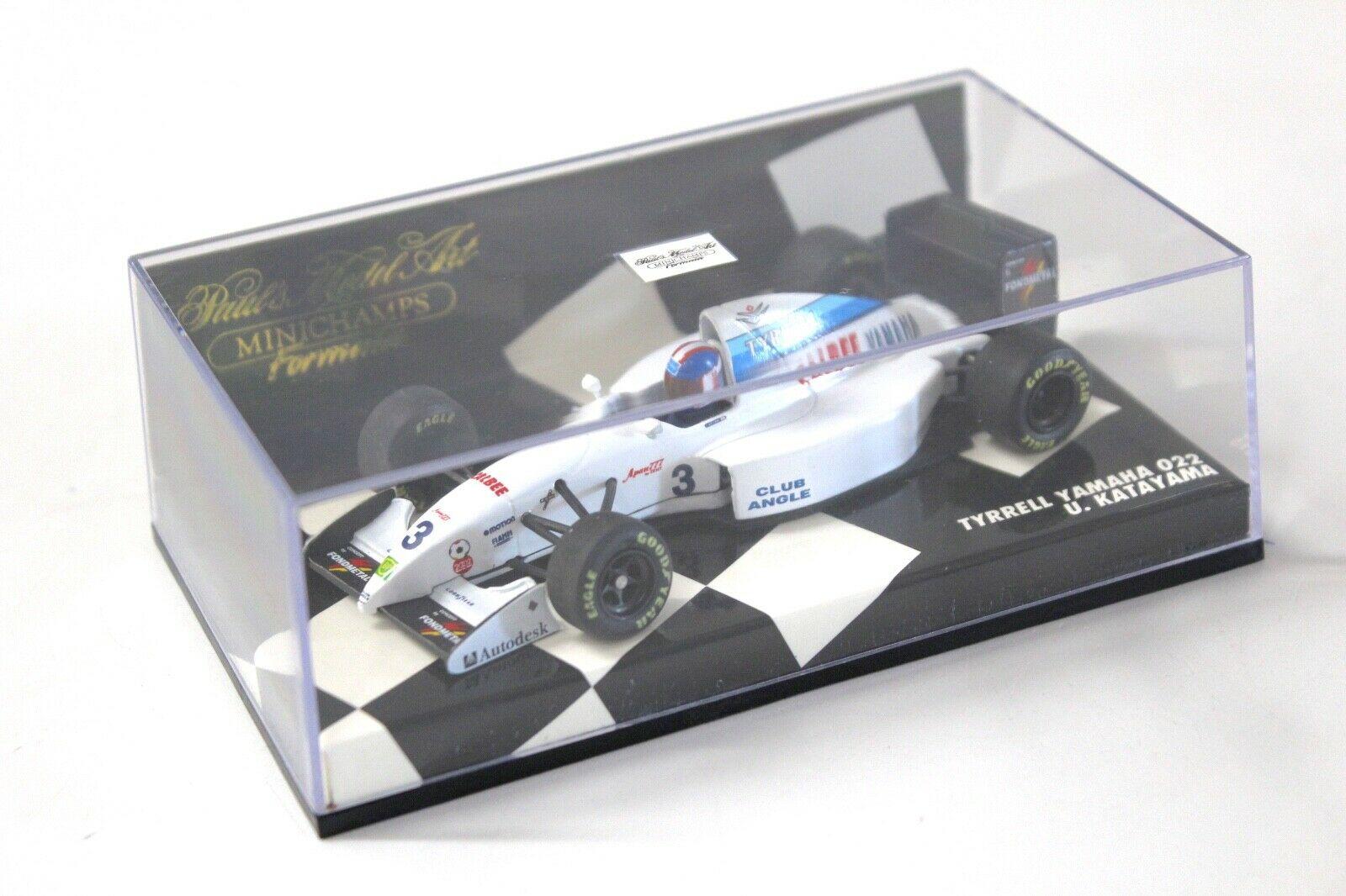 1:43 Minichamps Tyrrell Yamaha 022 U.Katayama #3