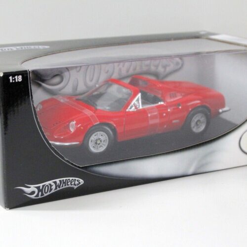 1:18 Hot Wheels Ferrari Dino 246 GTS red