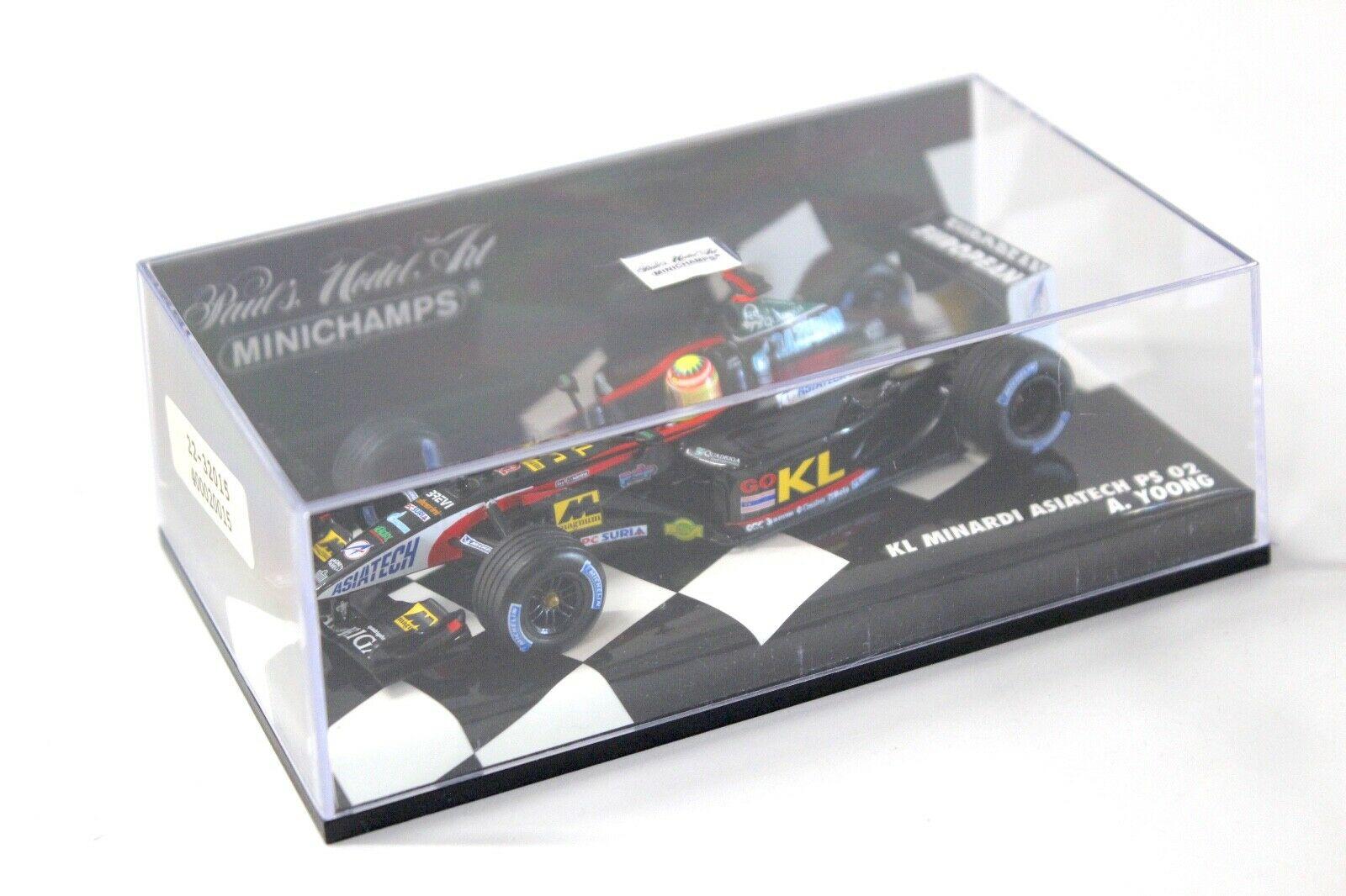 1:43 Minichamps KL Minardi Asiatech PS02 A.Yoong #22