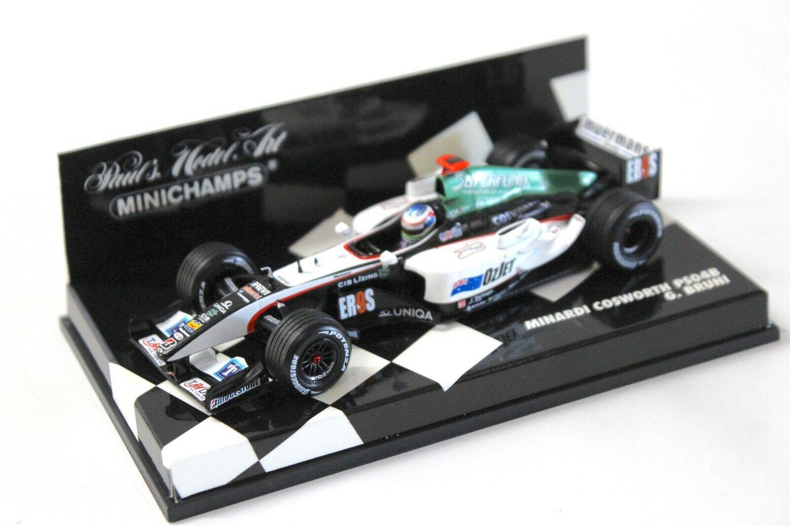 1:43 Minichamps Minardi Cosworth PS04B G.Bruni