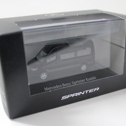 1:87 Herpa Mercedes Sprinter Kombi black DEALER VERSION