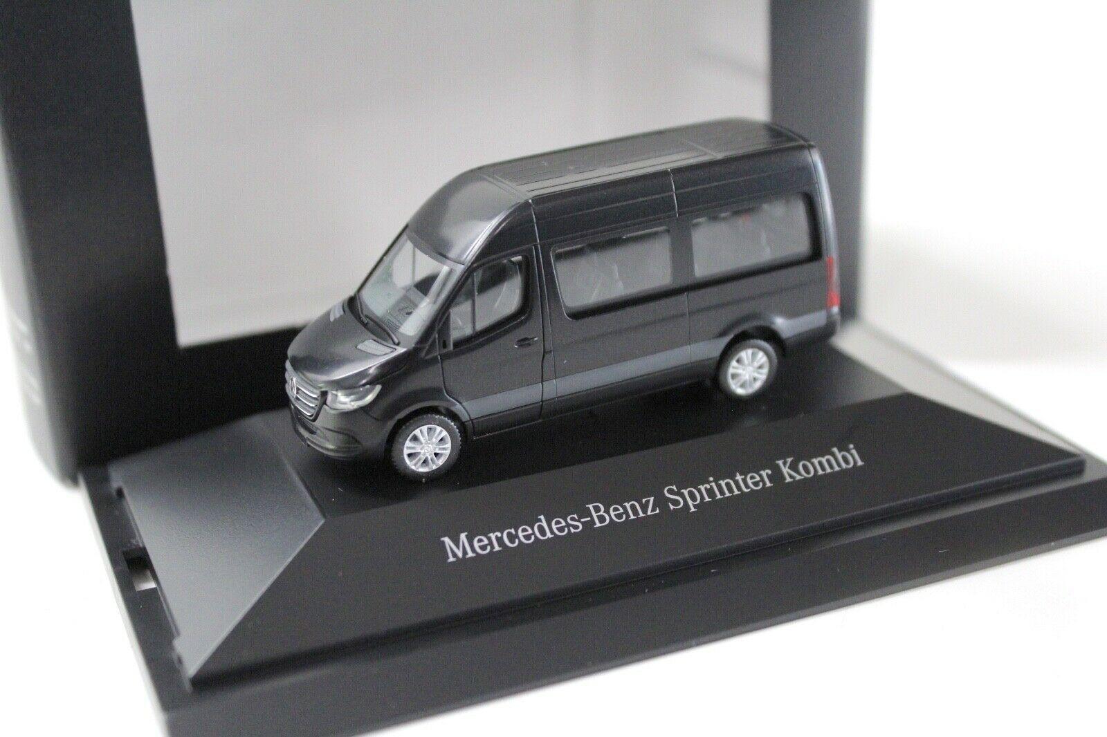 1:87 Herpa Mercedes Sprinter Kombi black DEALER VERSION