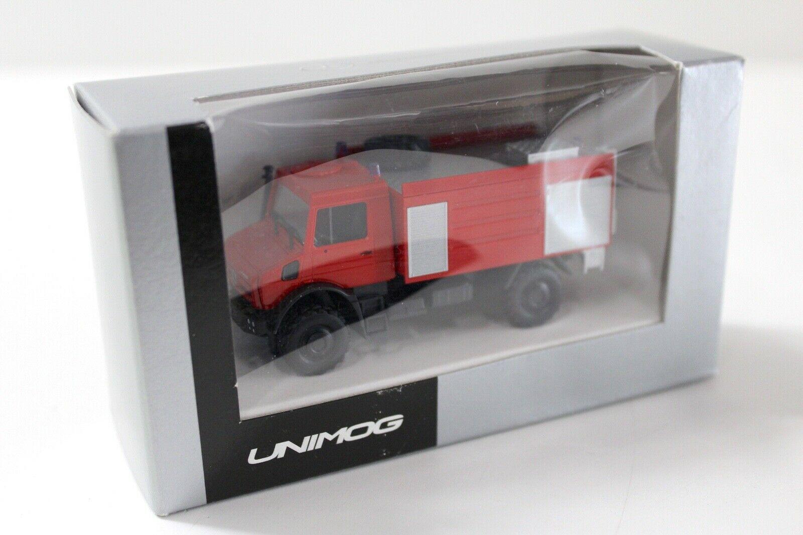 1:87 Busch Mercedes Unimog U5023 Feuerwehr red DEALER VERSION