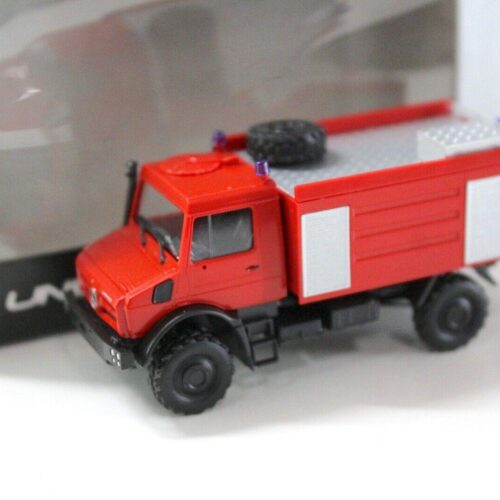 1:87 Busch Mercedes Unimog U5023 Feuerwehr red DEALER VERSION