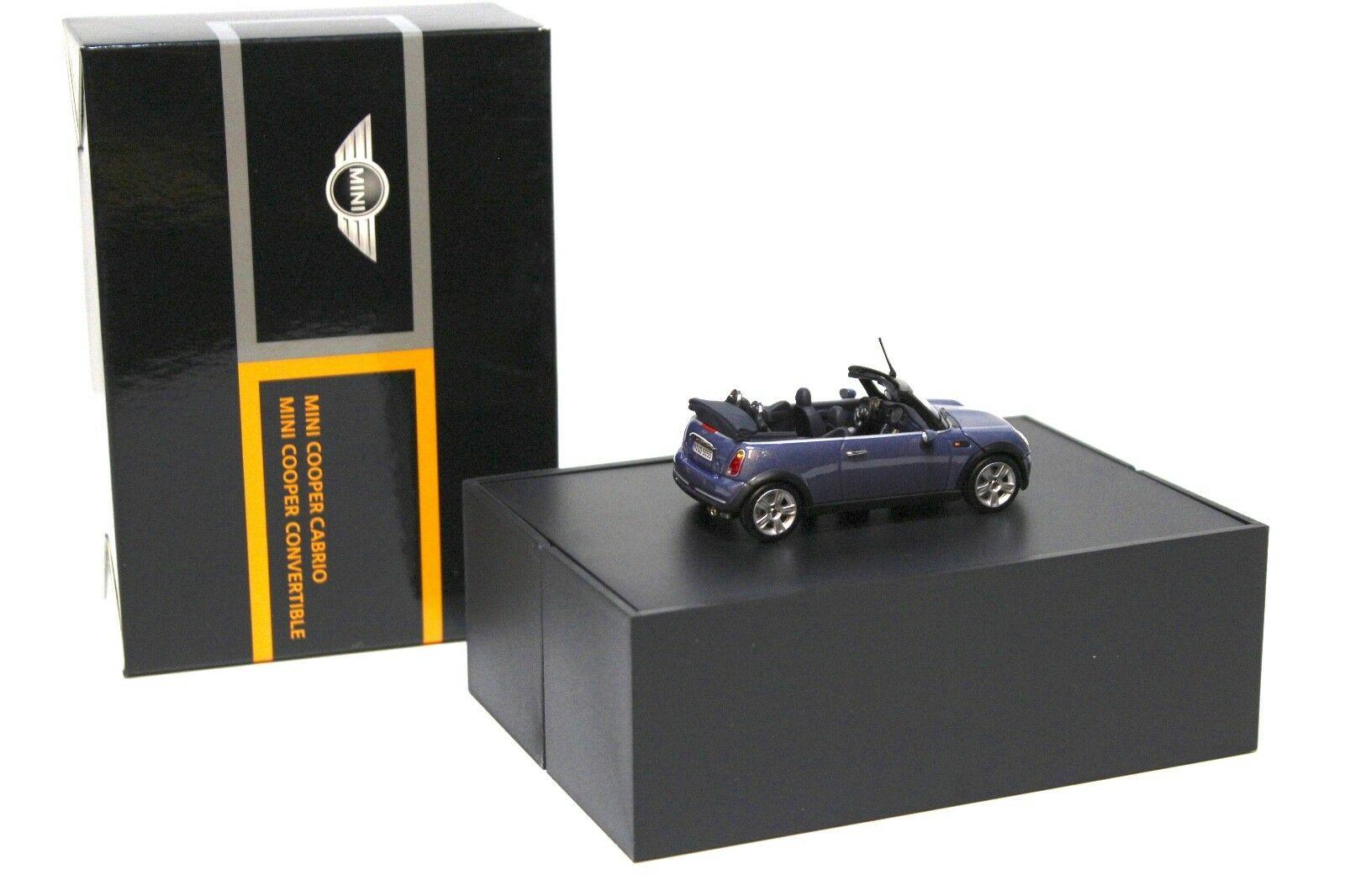 1:43 Minichamps Mini Cooper R52 Convertible Cool blue DEALER VERSION