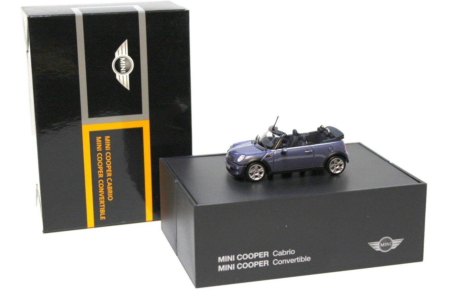 1:43 Minichamps Mini Cooper R52 Convertible Cool blue DEALER VERSION