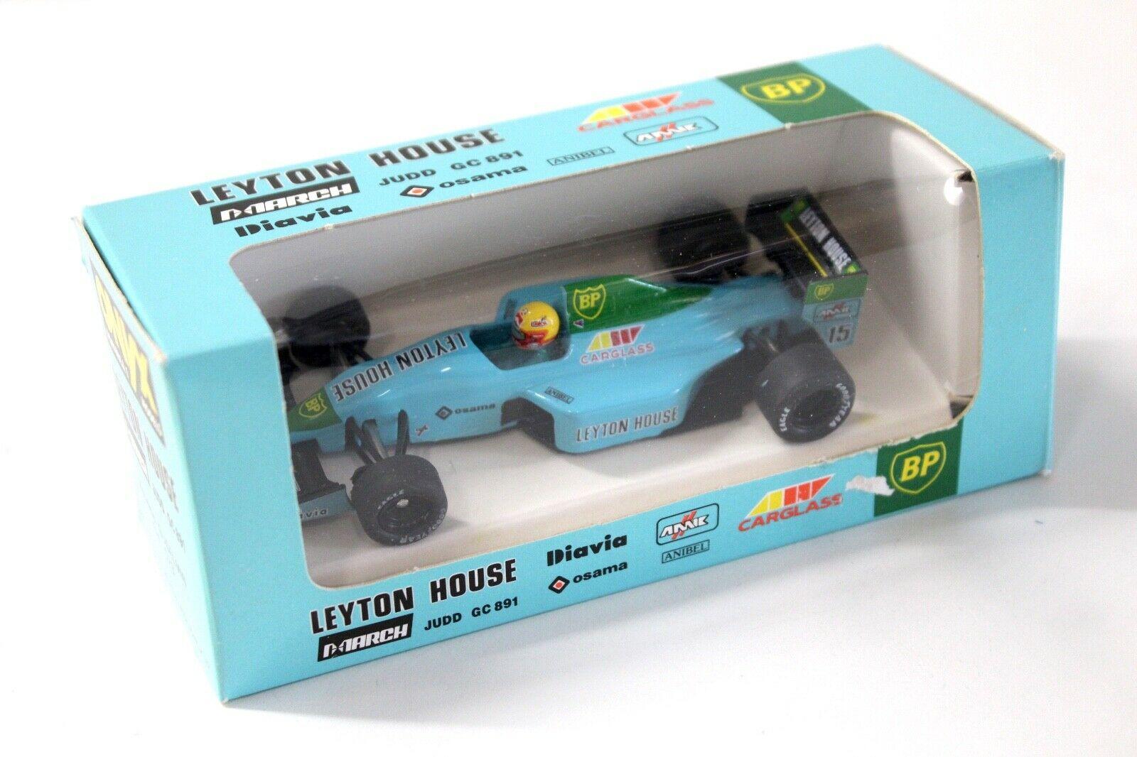 1:43 Onyx Leyton House Judd GC891 Gugelman #15 blue