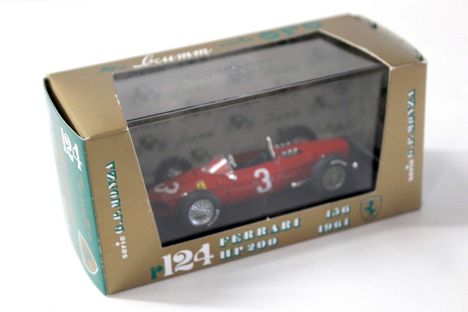 1:43 Brumm Ferrari 156 Shark Nose HP200 red #3 1961 red