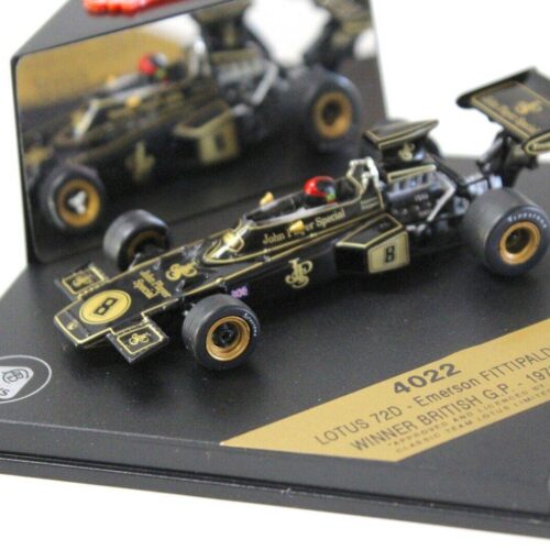 1:43 Quartzo Lotus 72D Fittipaldi #8 Winner British GP 1972