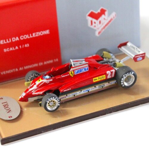 1:43 TRON Ferrari 126 C2 Imola Villeneuve 1982 #27