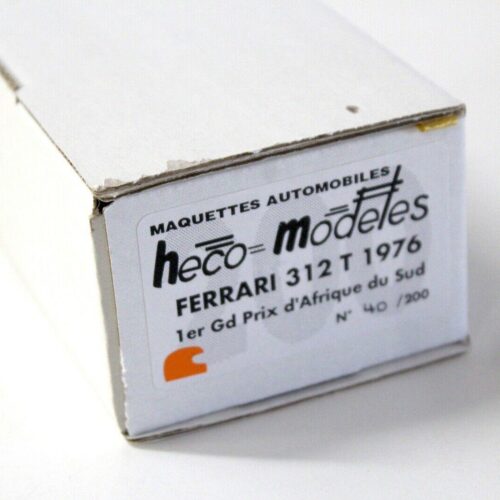 1:43 HECO Ferrari 312T 1st GP South Africa N.Lauda #1