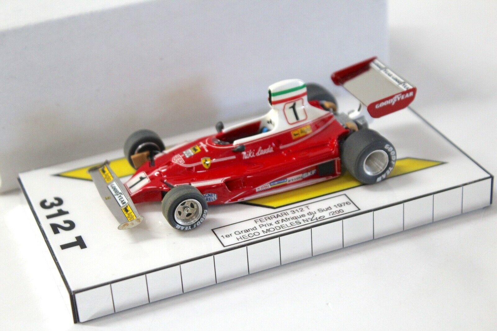 1:43 HECO Ferrari 312T 1st GP South Africa N.Lauda #1