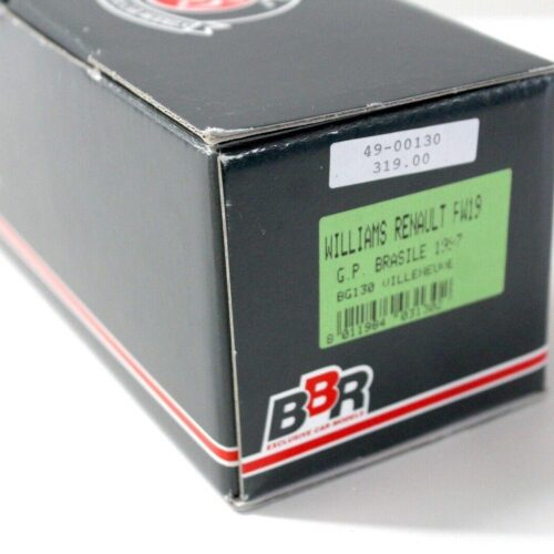 1:43 BBR F1 Williams Renault FW19 GP Brasile Villeneuve 1997