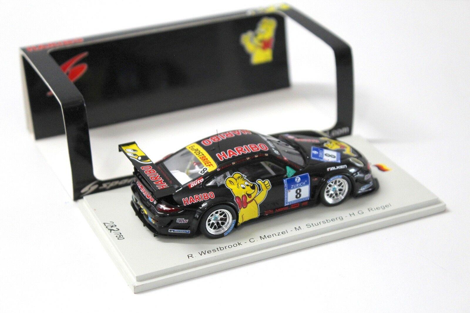 1:43 Spark Porsche 911 GT3 R 24h 2011 HARIBO #8