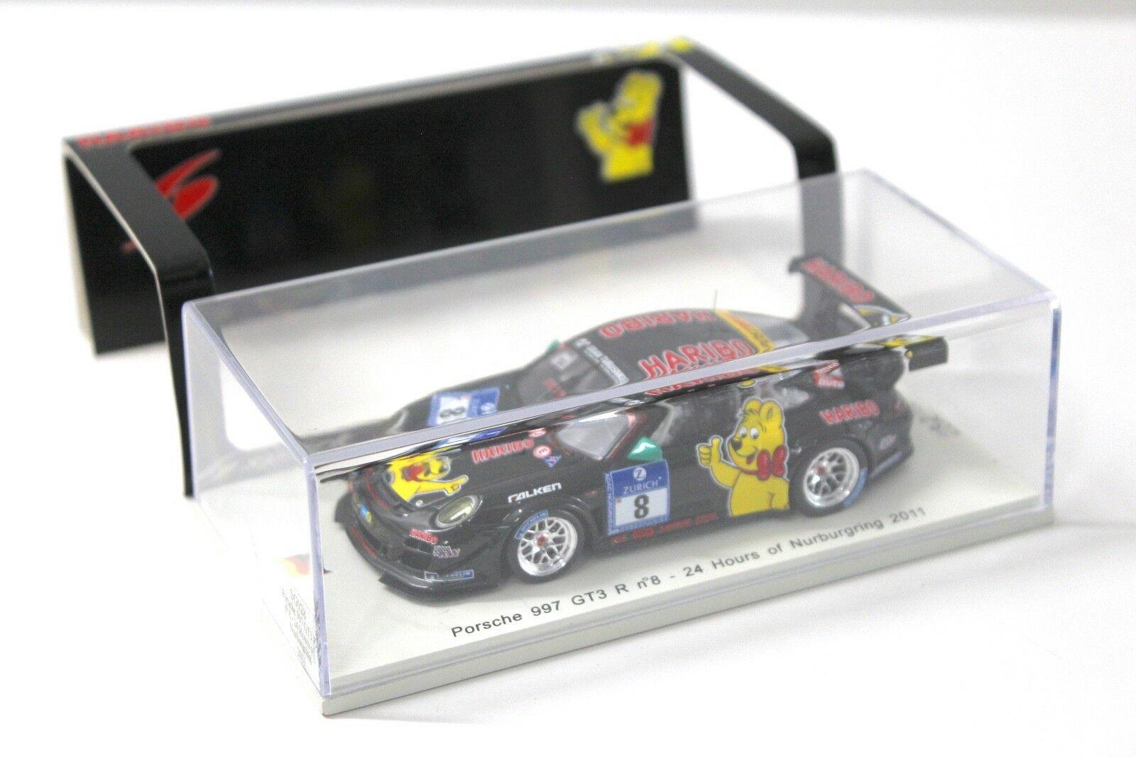 1:43 Spark Porsche 911 GT3 R 24h 2011 HARIBO #8
