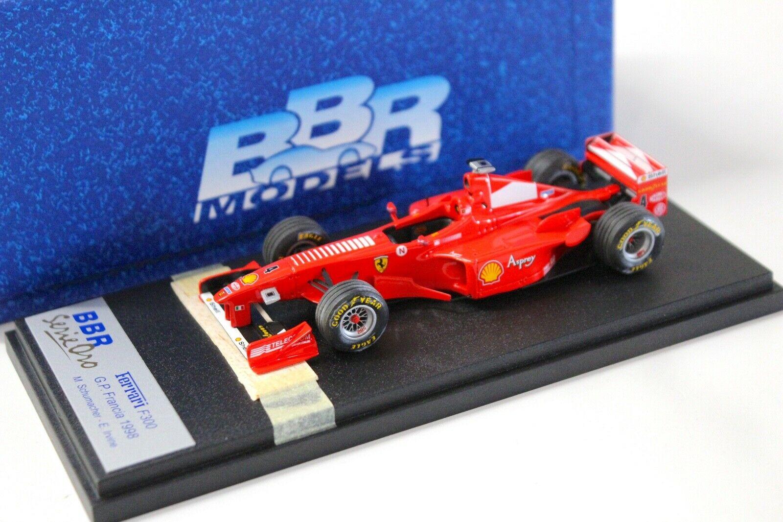 1:43 BBR F1 Ferrari F300 GP Francia 1998 E.Irvine #4