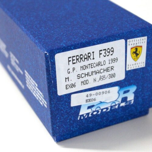 1:43 BBR F1 Ferrari F399 GP Montecarlo 1999 M.Schumacher
