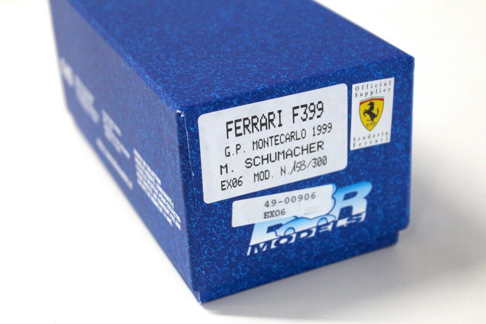 1:43 BBR F1 Ferrari F399 GP Montecarlo 1999 M.Schumacher