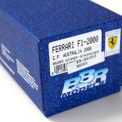 1:43 BBR Ferrari F1-2000 GP Australia 2000 Schumacher