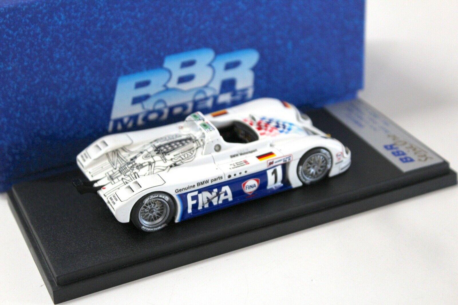 1:43 BBR BMW V12 24h Le Mans 1998 #1 Stuck/ Soper white