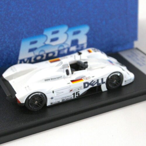 1:43 BBR BMW V12 LMR 24h Le Mans 1999 Winner #15 Dalmas white