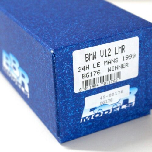 1:43 BBR BMW V12 LMR 24h Le Mans 1999 Winner #15 Dalmas white
