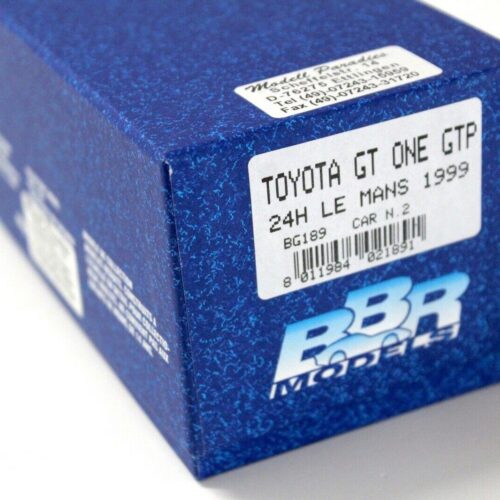 1:43 BBR Toyota GT ONE GTP 24h Le Mans 1999 #2 Boutsen