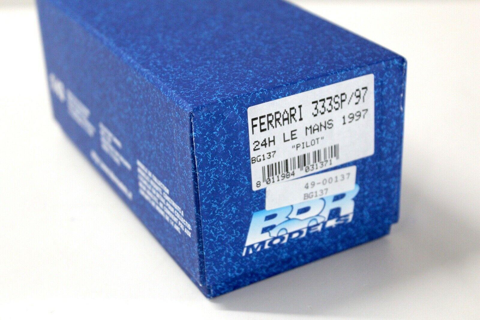 1:43 BBR Ferrari 333 SP/97 24h Le Mans 1997 "PILOT" #4 blue