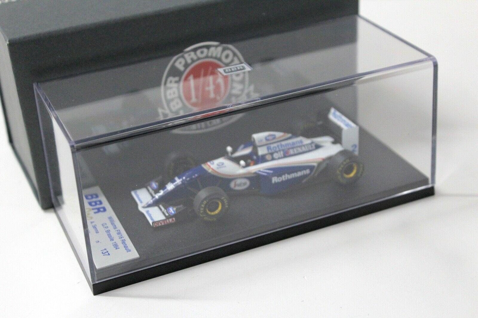1:43 BBR () Williams FW16 Renault GP Brazil A.Senna #2