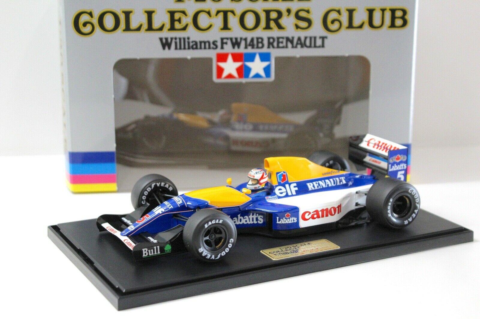 1:20 Tamiya Collectors Club Williams FW14B Renault #5