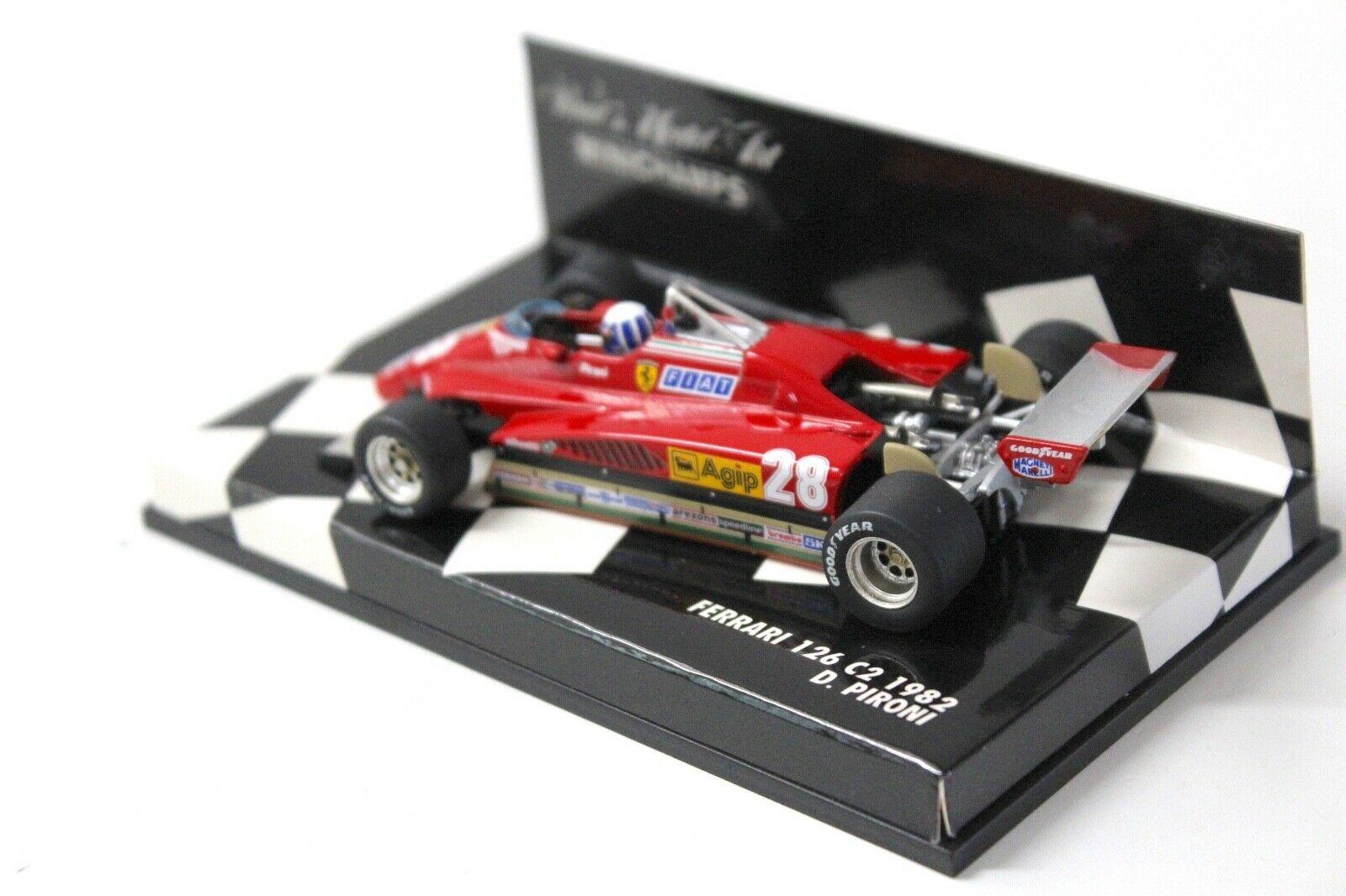 1:43 Minichamps Ferrari 126 C2 1982 D.Pironi #28