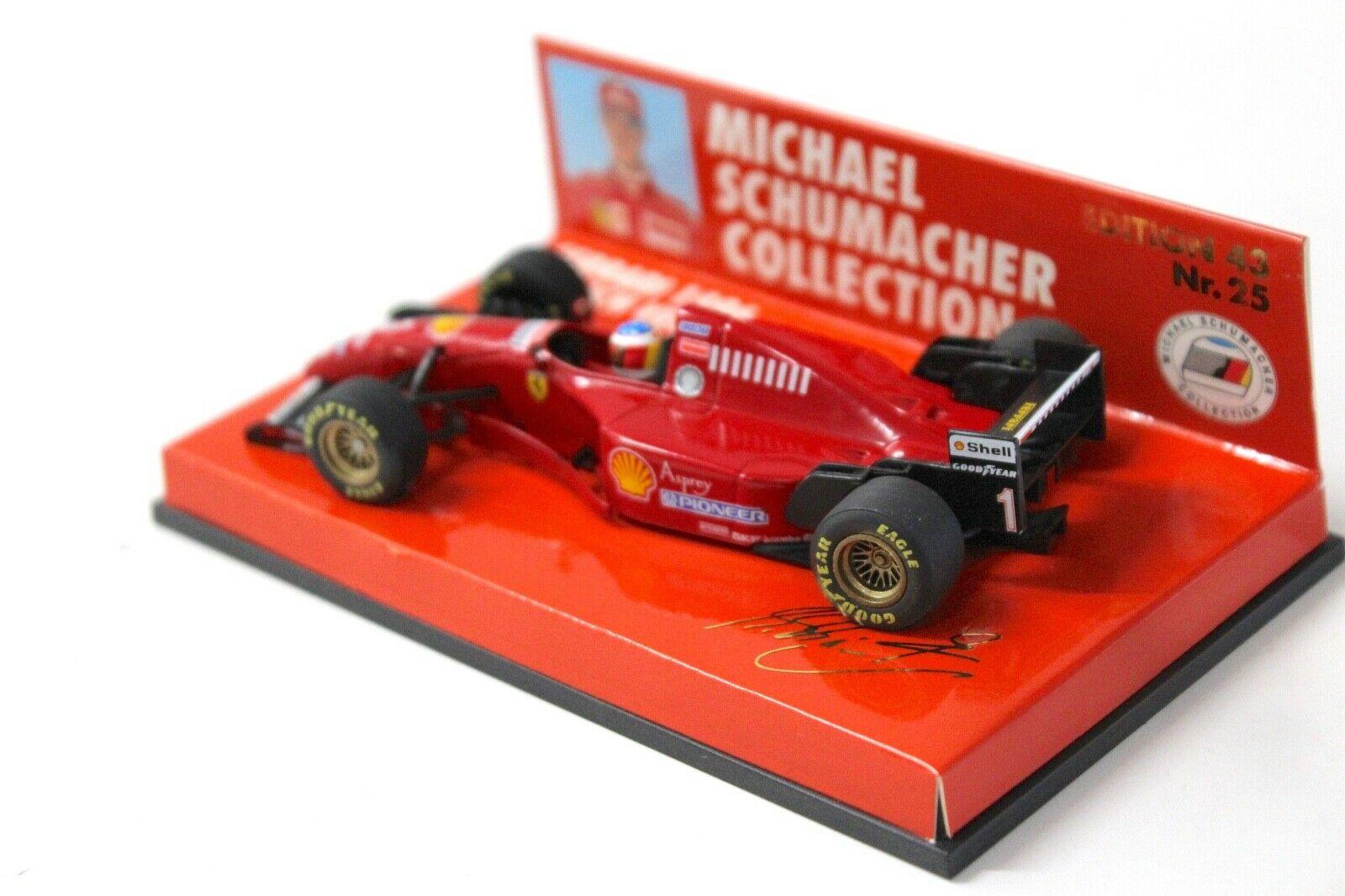 1:43 Minichamps F1 Ferrari 1996 Launch Version Schumacher