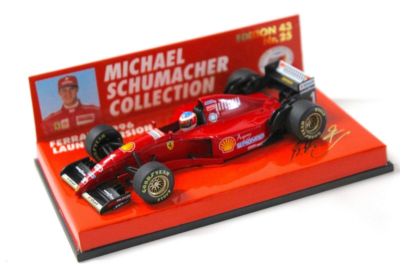 1:43 Minichamps F1 Ferrari 1996 Launch Version Schumacher
