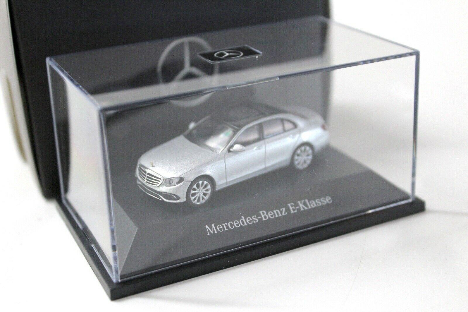 1:87 Wiking Mercedes E-Klasse W213 Sedan silver DEALER VERSION