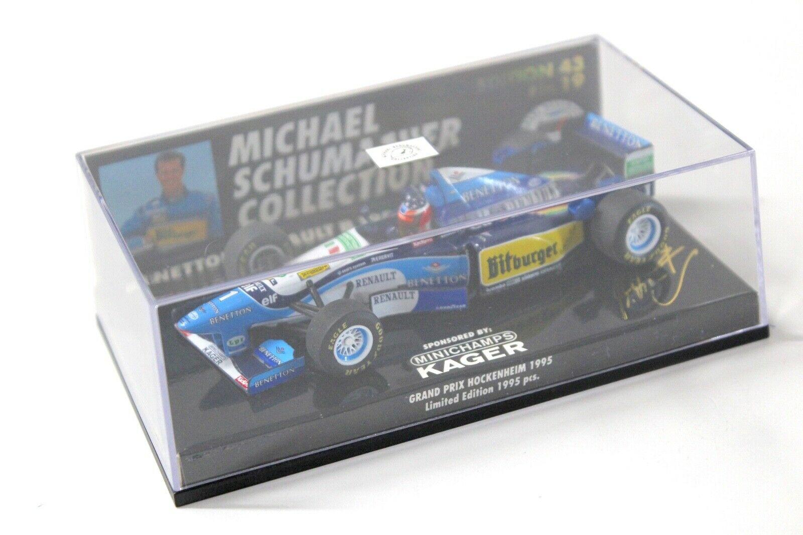 1:43 Minichamps Benetton Renault B195 GP Hockenheim