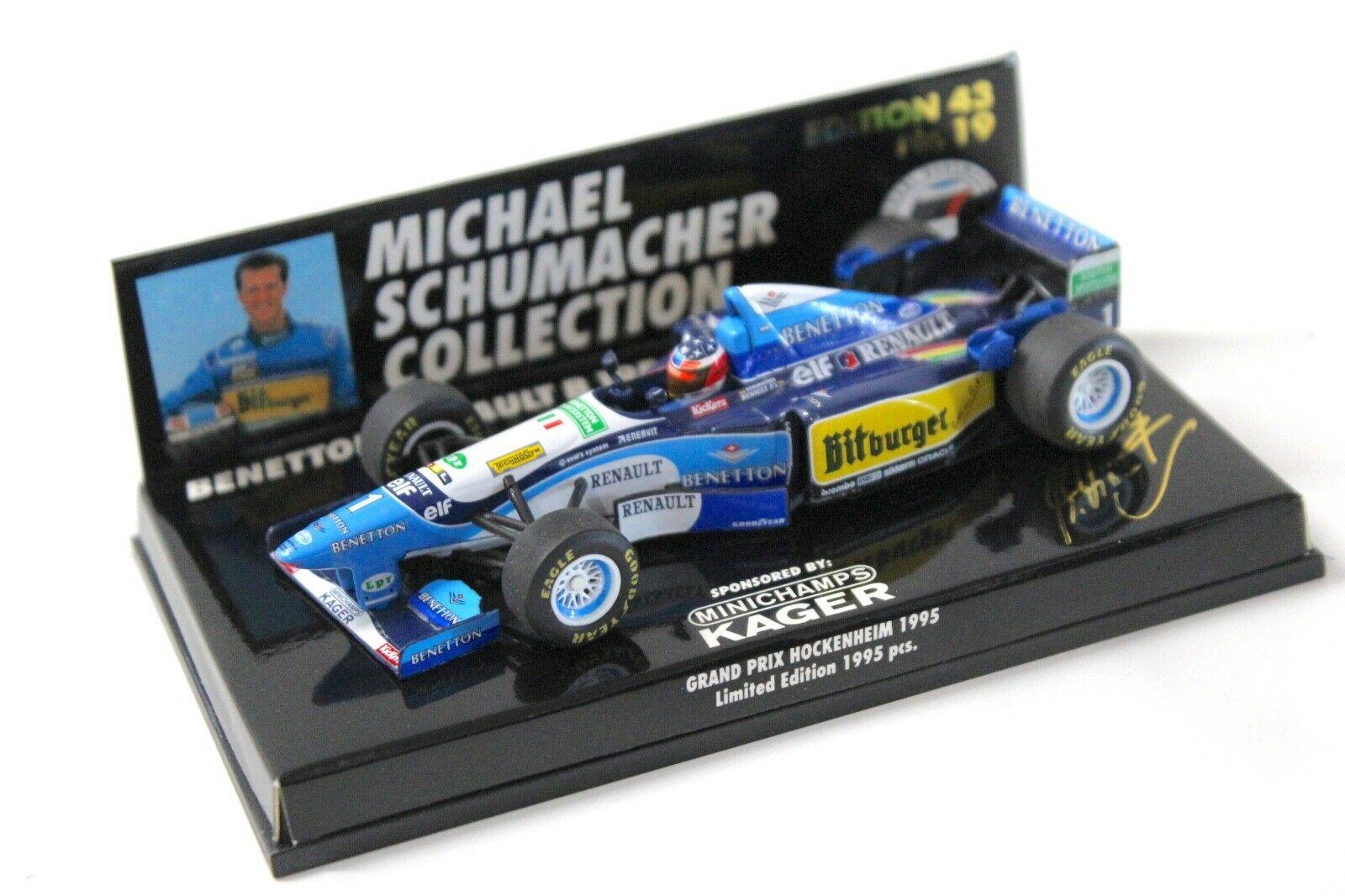 1:43 Minichamps Benetton Renault B195 GP Hockenheim