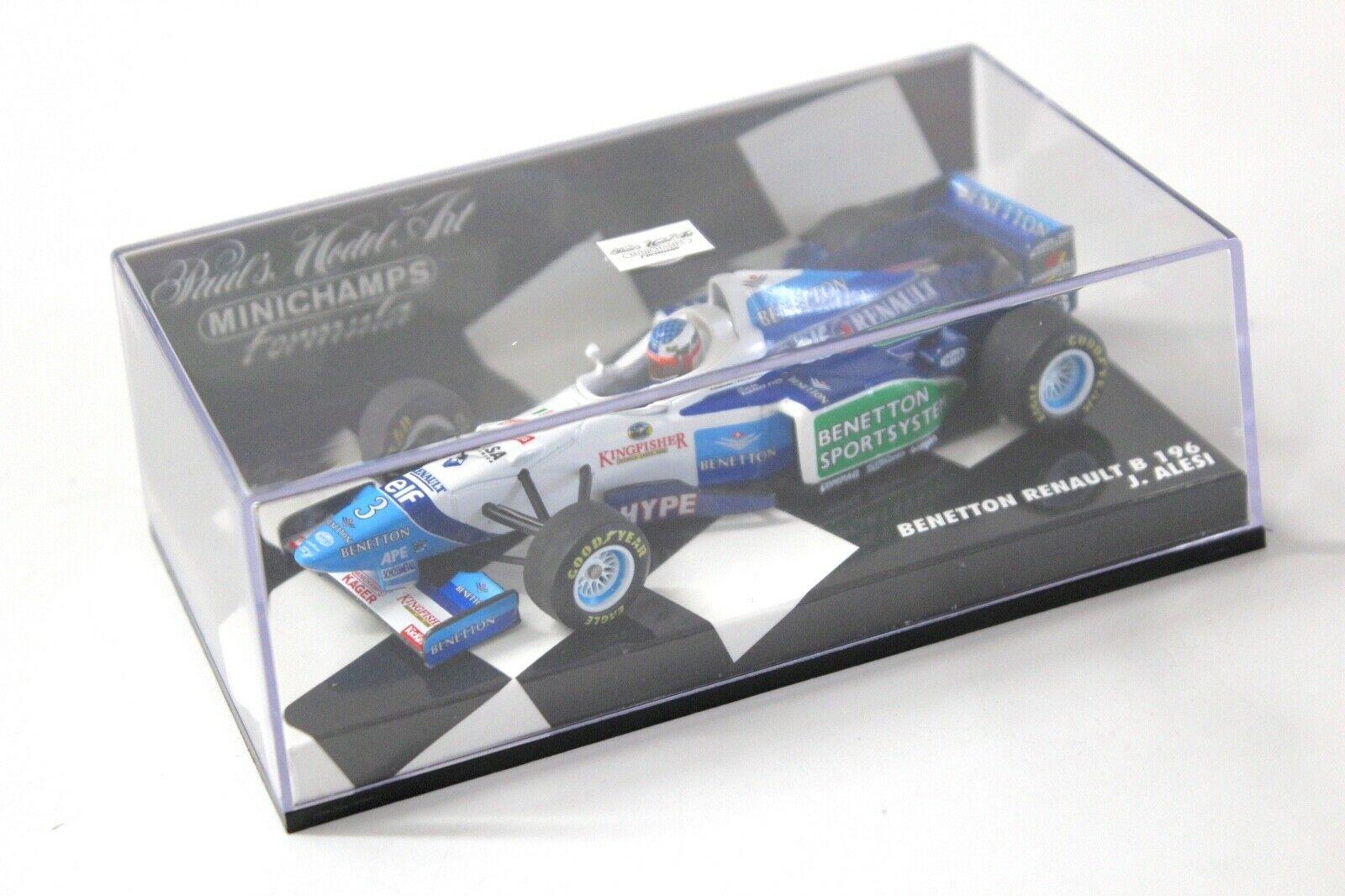 1:43 Minichamps Benetton Renault B196 J.Alesi #3