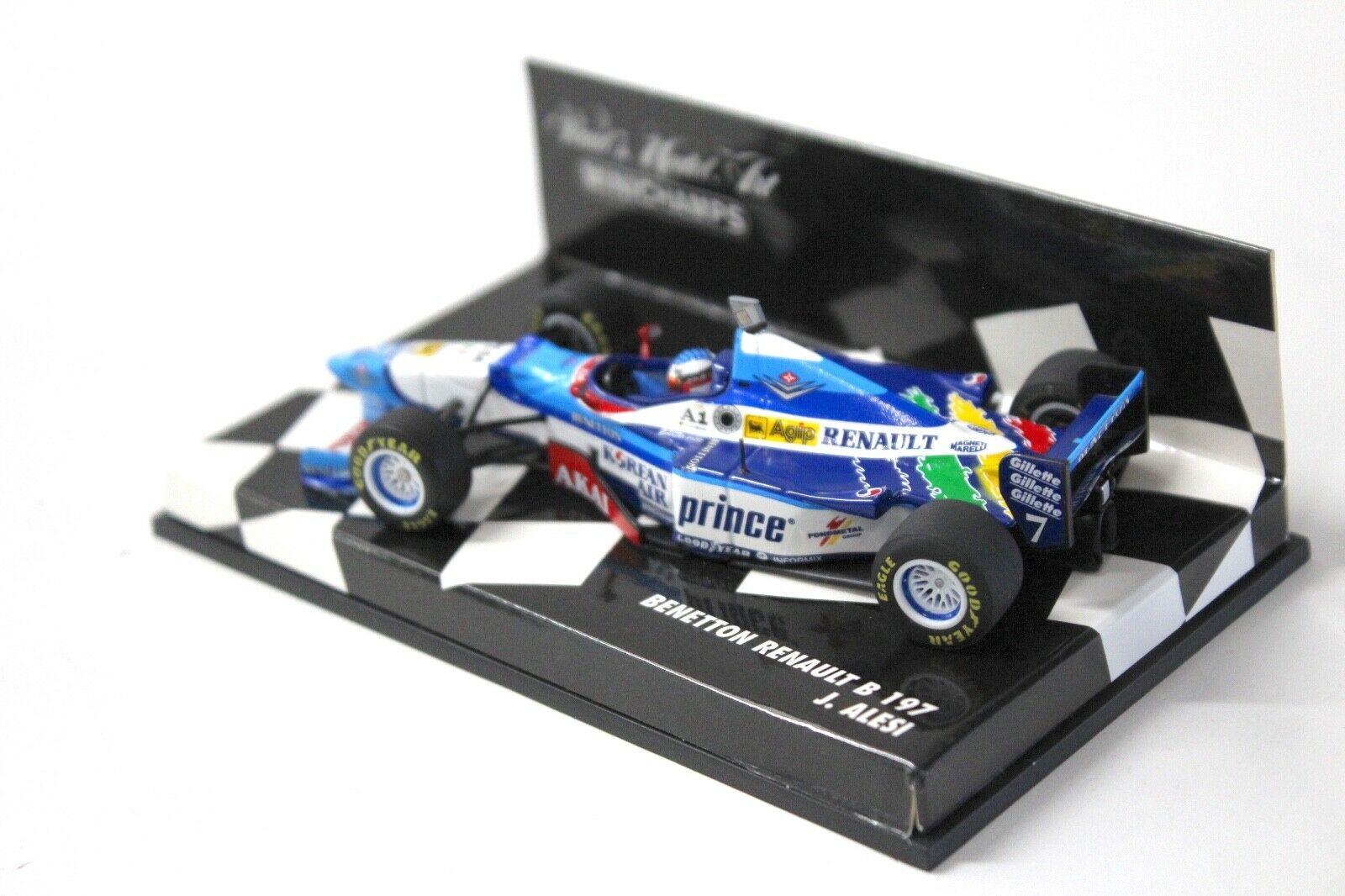 1:43 Minichamps Benetton Renault B197 J.Alesi #7