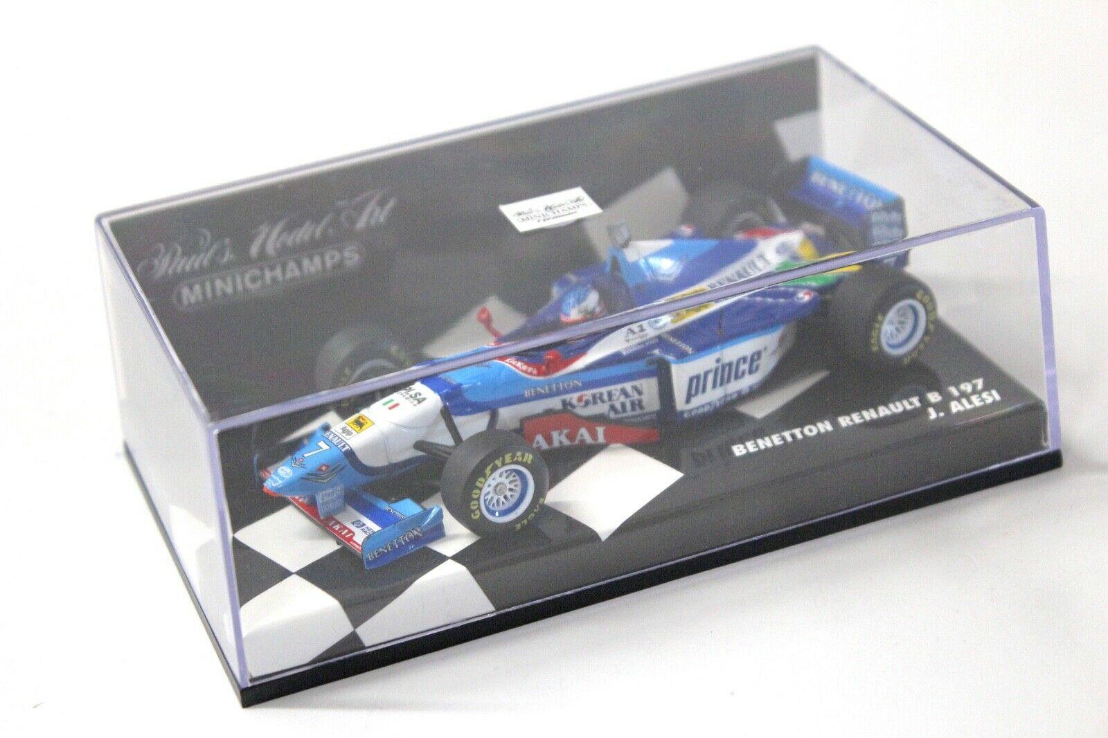 1:43 Minichamps Benetton Renault B197 J.Alesi #7