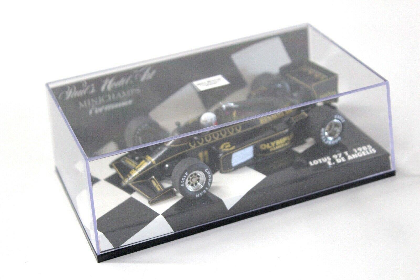 1:43 Minichamps Lotus 97T 1985 E. De Angelis #11