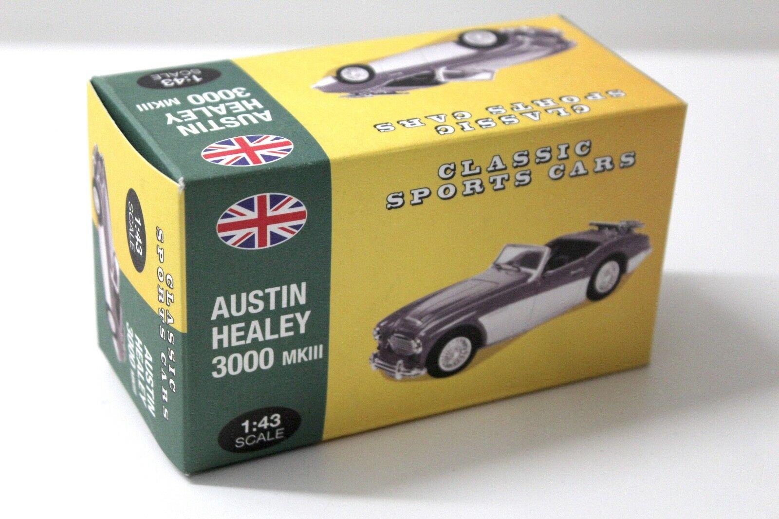 1:43 Atlas By Norev Austin Healey 3000 MKIII red Classic Sport Cars