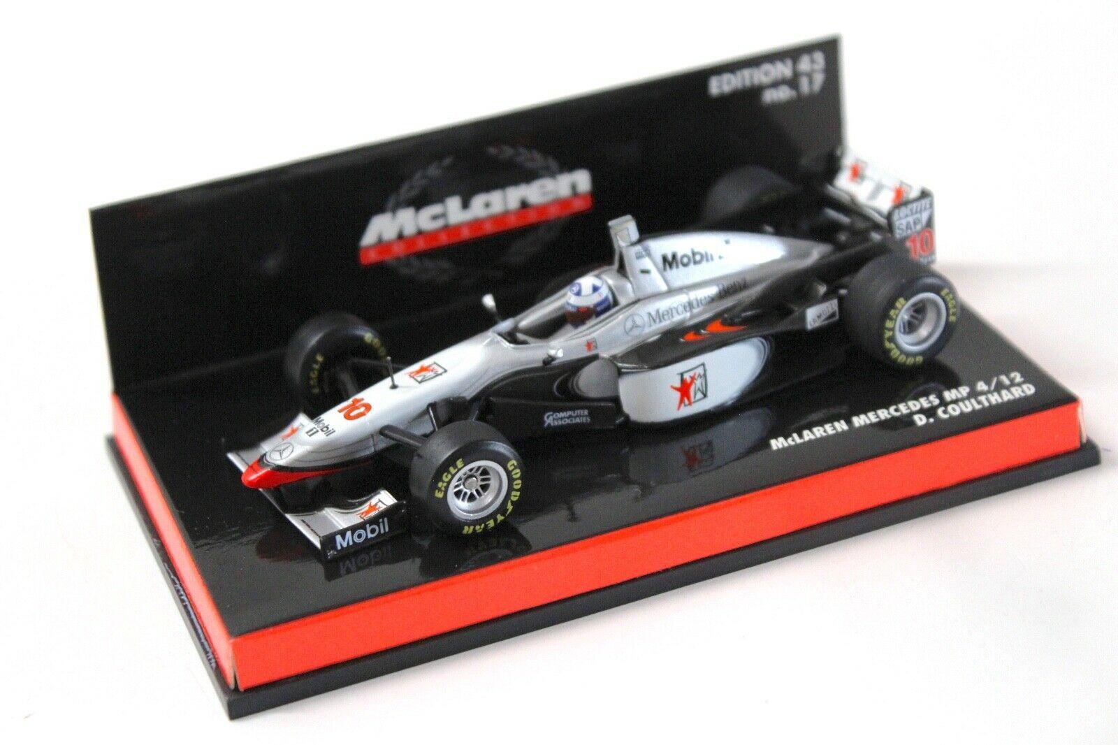 1:43 Minichamps McLaren Mercedes MP4/12 D.Coulthard #10