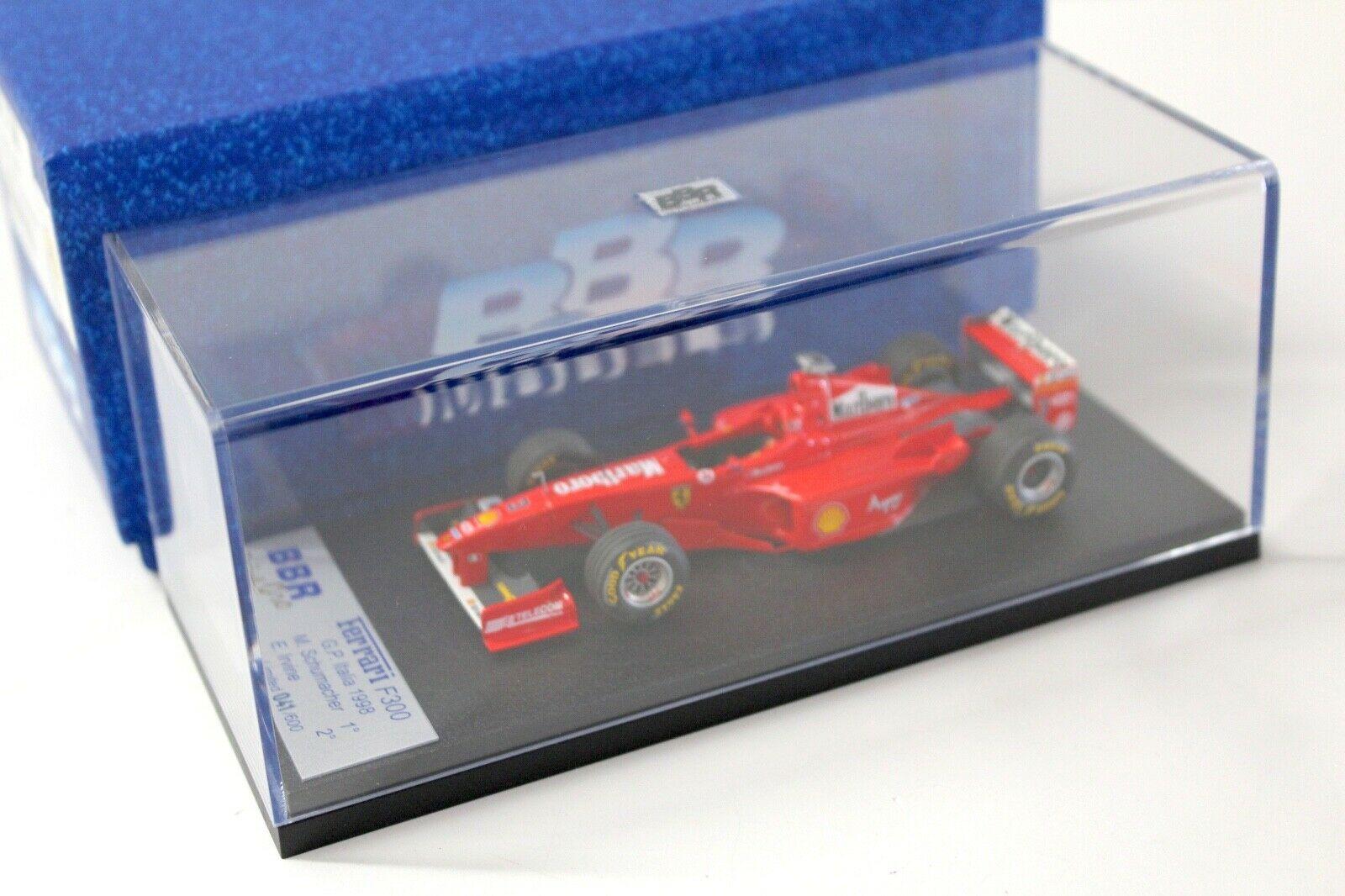 1:43 BBR F1 Ferrari F300 GP Monza 1998 Winner M.Schumacher