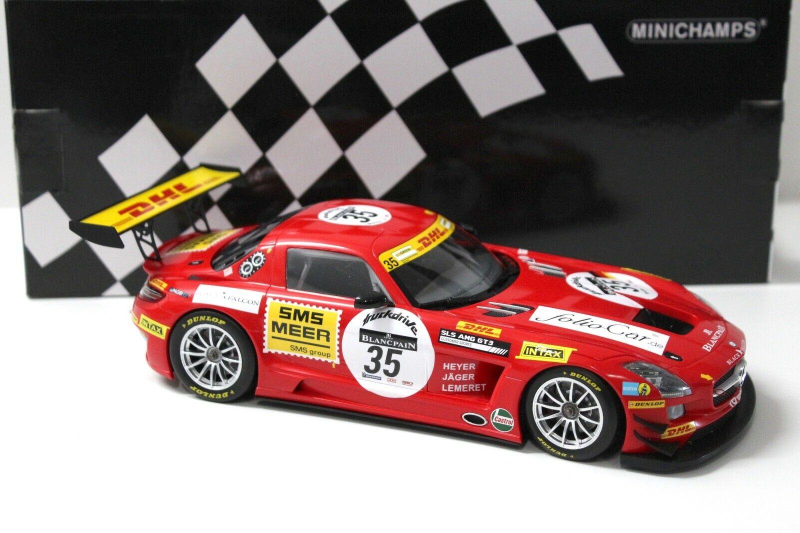 1:18 Minichamps Mercedes SLS AMG GT3 24h Spa Heyer #35
