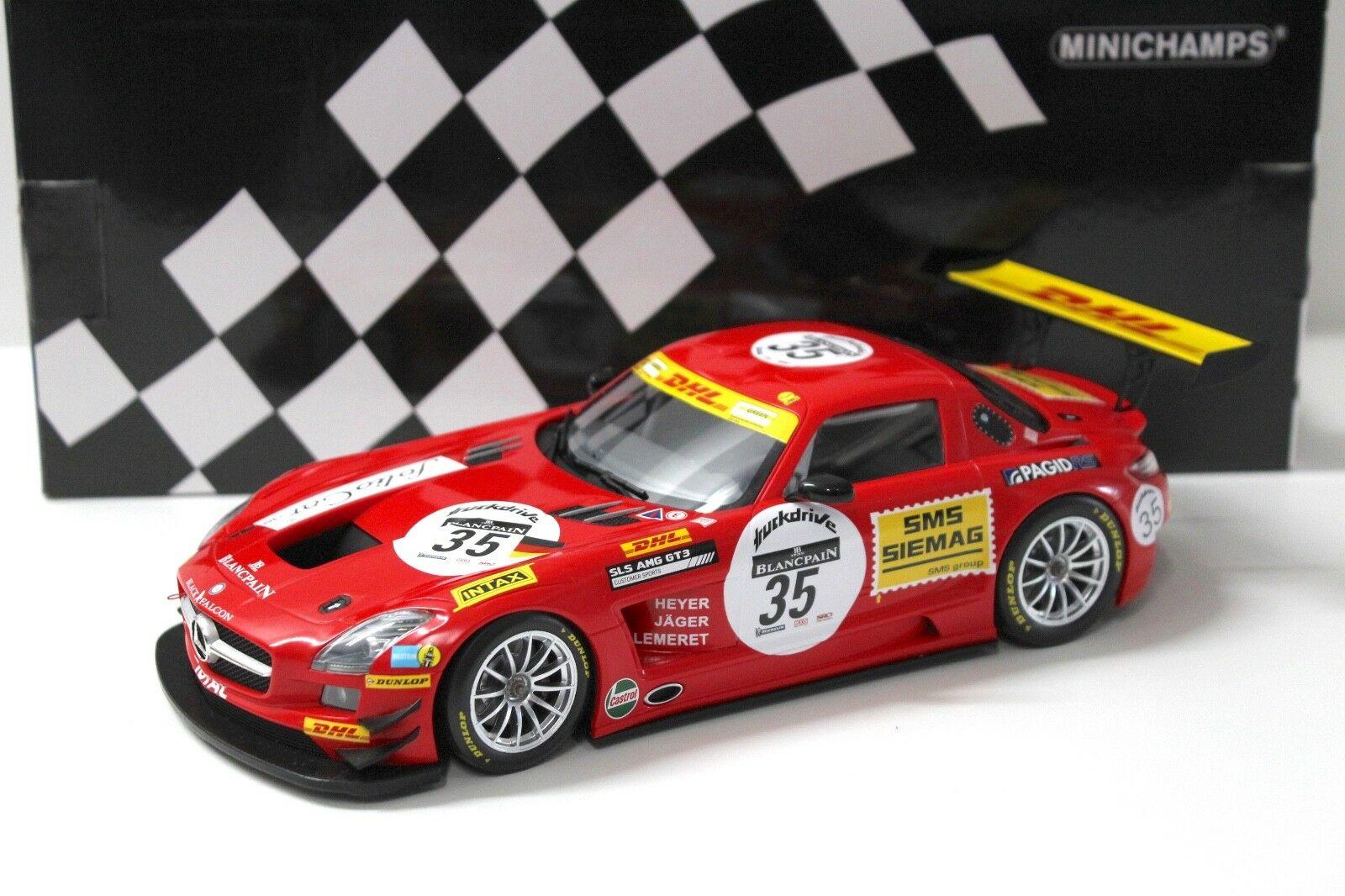 1:18 Minichamps Mercedes SLS AMG GT3 24h Spa Heyer #35