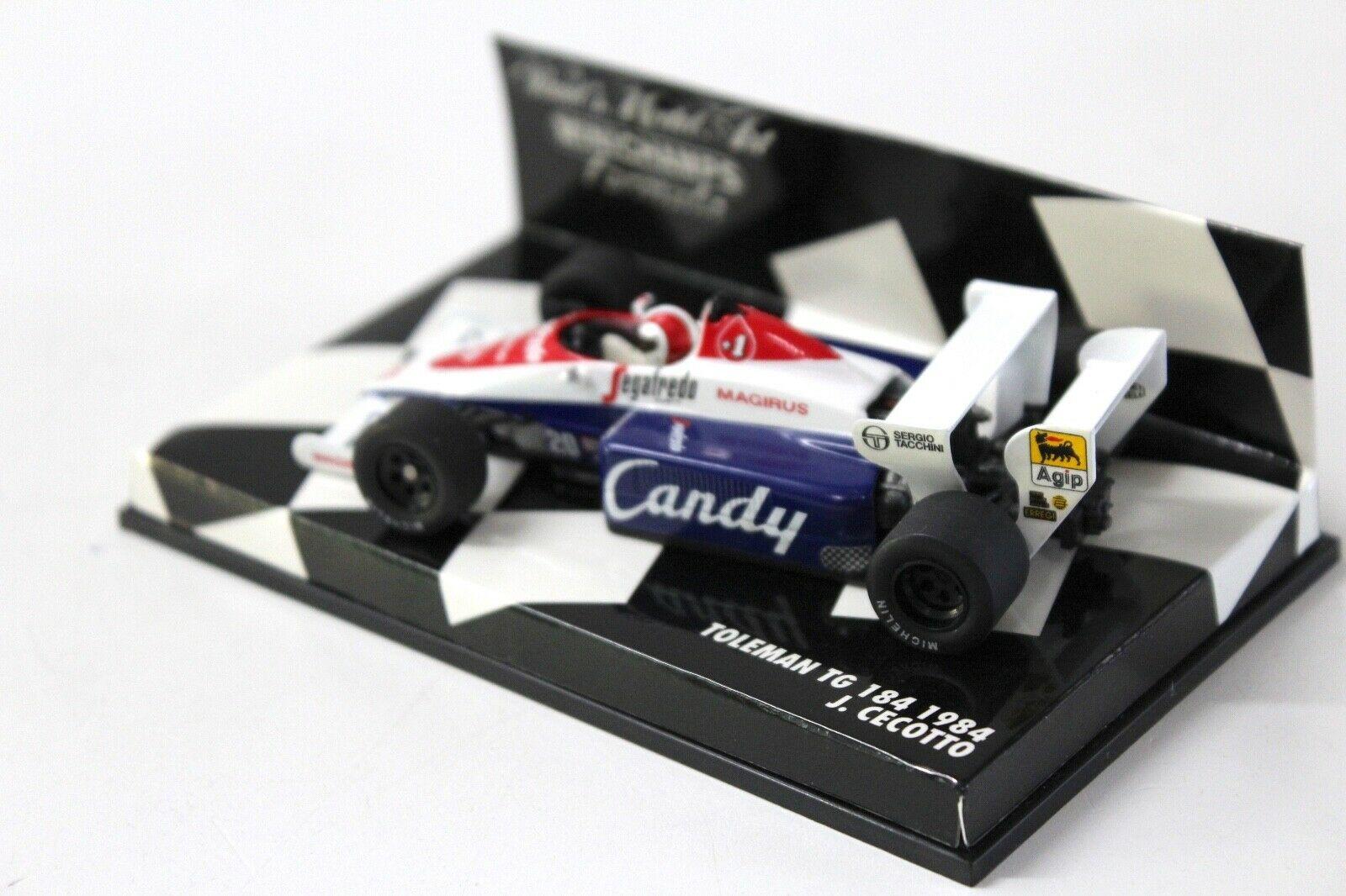 1:43 Minichamps Toleman TG 184 J.Cecotto 1984 #20