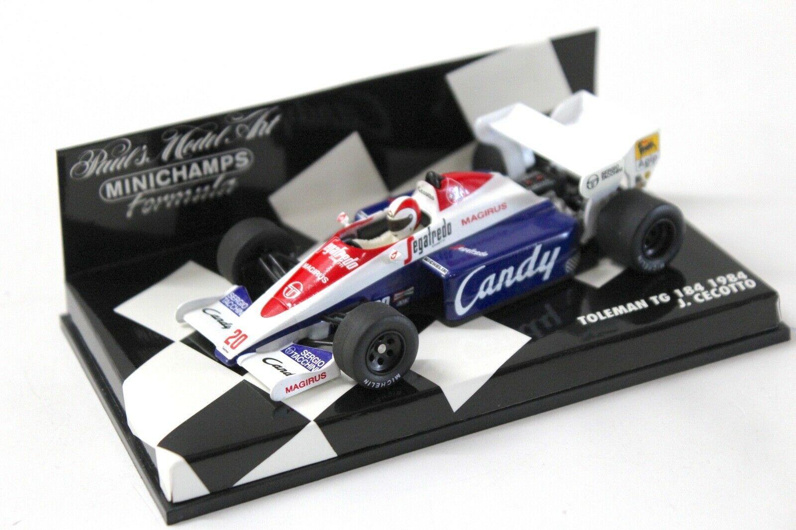 1:43 Minichamps Toleman TG 184 J.Cecotto 1984 #20