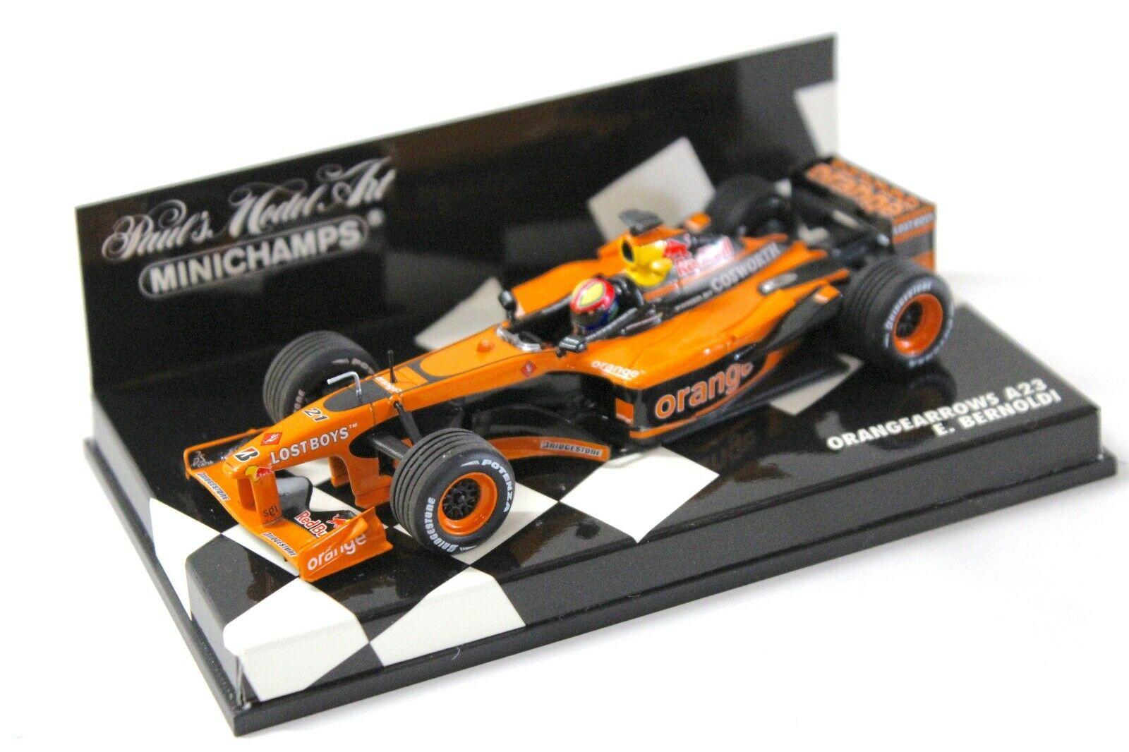 1:43 Minichamps Orangearrows A23 E.Bernoldi #21